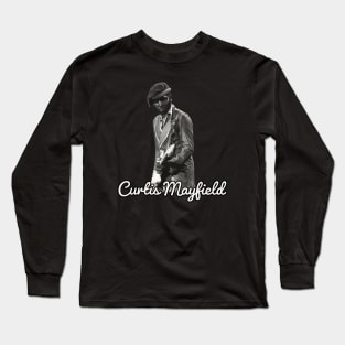 Curtis Mayfield / 1942 Long Sleeve T-Shirt